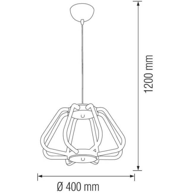 Lustra cu Led Suspendata 38W [2]
