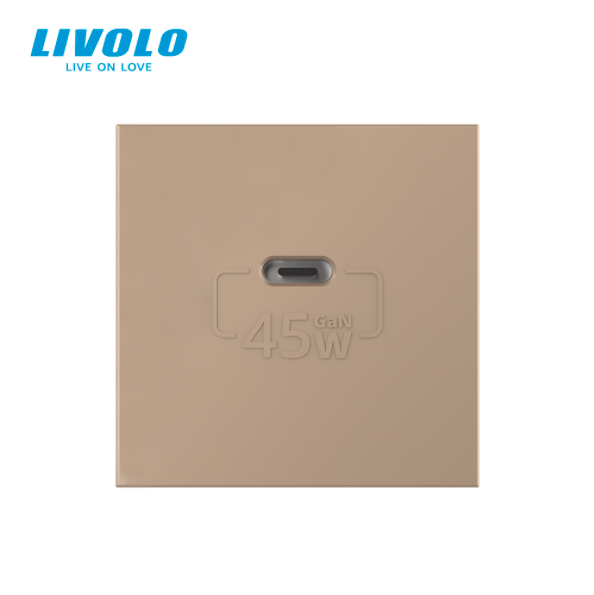 Modul priza simpla USB tip C VL-FCUC-2WP [2]