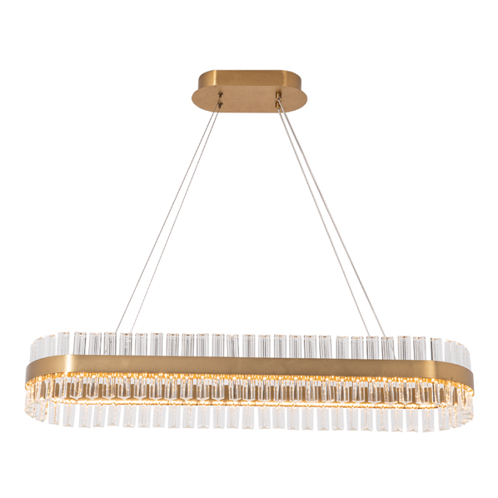 Pendul LED decorativ 68W 3000K auriu mat – Zambelis Lights PMYD [2]