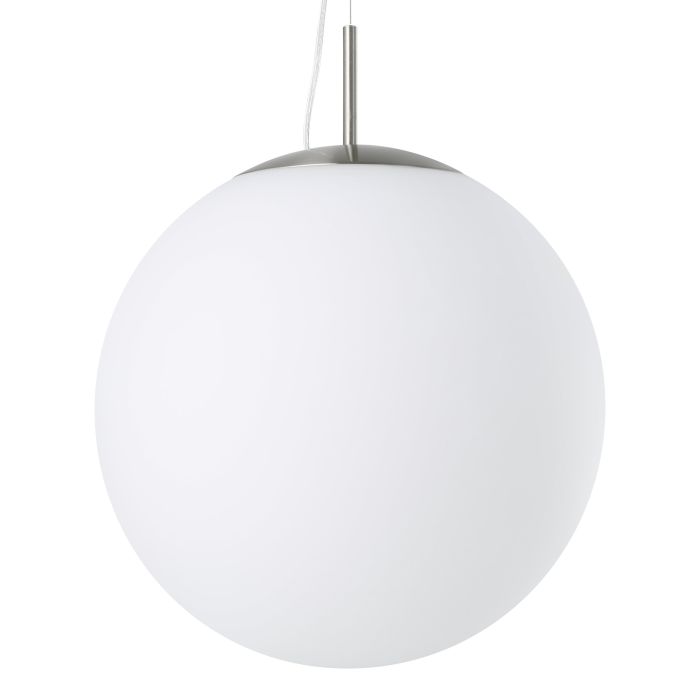 Pendul PIEDALE PRO E27, Nichel Mat & Sticlă Opală Ø350 mm [2]