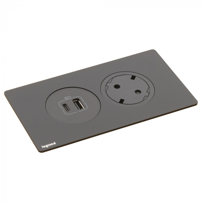 Placa finisaj metal pentru Incara Disq'In 2 posturi [2]