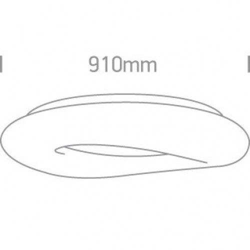 Plafoniera 108W, IP20, CRI80  62148D/W [2]