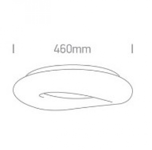 Plafoniera 23W, IP20, CRI80 62148A/W [2]