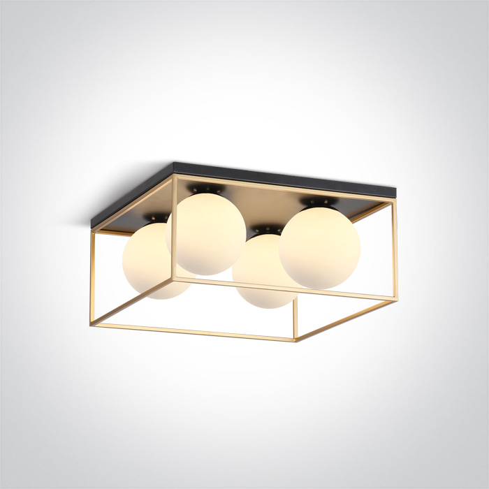 Plafoniera Decorativa E14, 4x8W, IP20 62174B/BS [1]