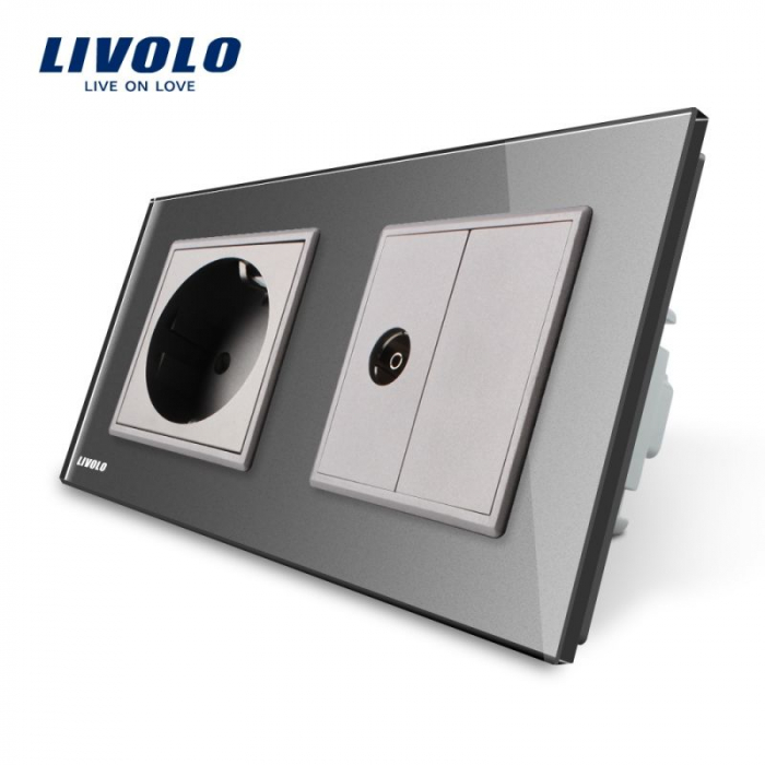 Priză dublă Schuko + Tv VL-C7C1EU/VL-C791V-11 [4]