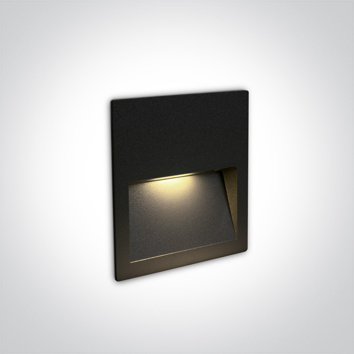 Spot de Veghe Incastrat, 3W, Dark Light, IP65, Lungime 115mm x Latime 115mm x Grosime 35mm [3]