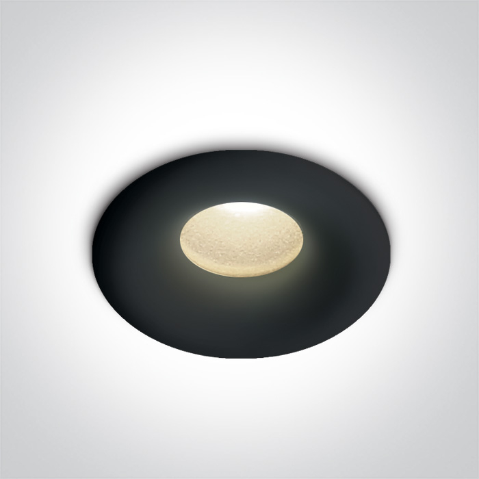 Spot incastrat fix 1W, IP44  10101L/B/W [2]
