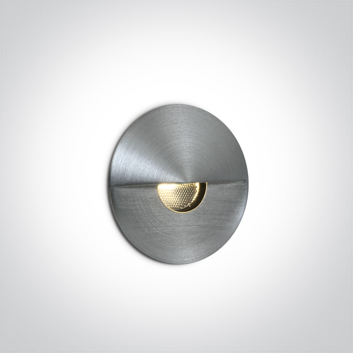 Spot led incastrat perete, 1W, IP65 68070/W/W; 68070/B/W; 68070/AL/W [3]
