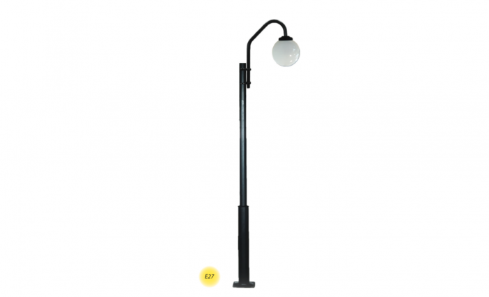 Stalp Decorativ Echipat NGlo 02 / 3M Negru [2]