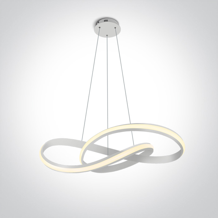 Suspensie Led, 40W, IP20, Diametru 600mm x Inaltime 1500mm 63066A/W; 63066A/B [2]
