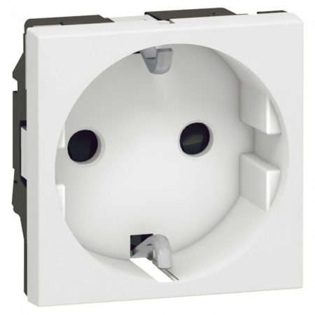 Legrand Mosaic - Priza schuko 2 module borne conexiune rapida Legrand Mosaic