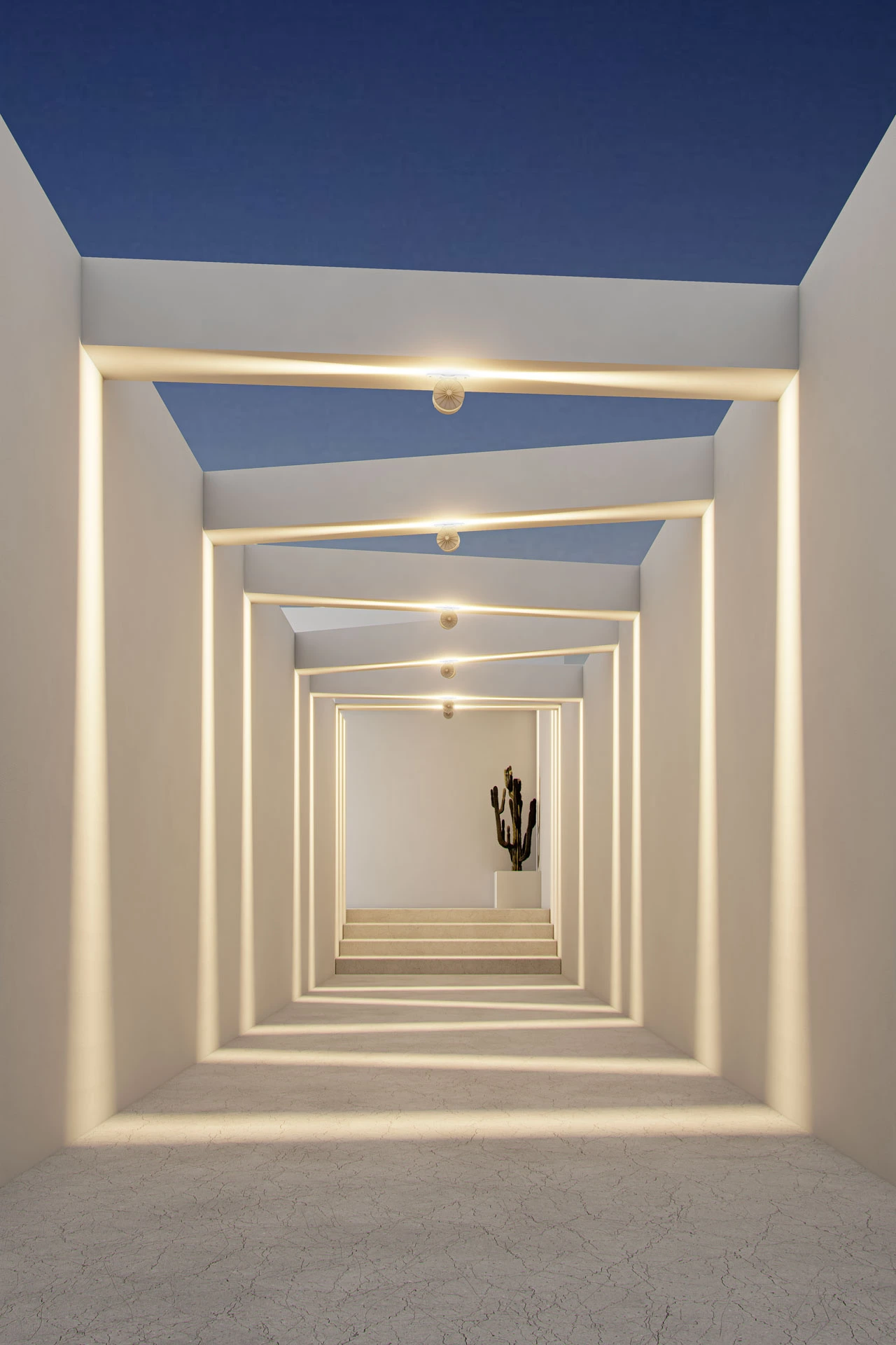 Proiector LED Arhitectural Exterior Beneito Faure NIK 5W 3000K IP65 Gri [1]