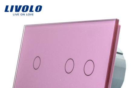 Intrerupatoare Touch / Standard German - Întrerupător simplu+dublu, generatia noua VL-C701/VL-C702-11