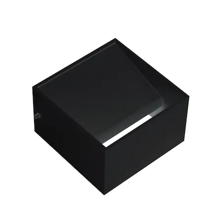 Lampi de Gradina - Aplica de perete Truva Black, COB Led, lumina naturala 4200K, 8W, 520 lm, 100-240V, Otel