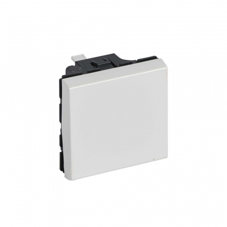 Legrand Mosaic - Buton cu revenire Legrand Mosaic 078715, 1P, 2M, 6A, culoare alba, antimicrobian
