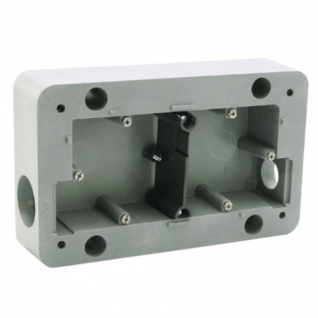 Statii Incarcare Electrice - Doza 2 posturi legrand -  110 x 181 x 45 mm