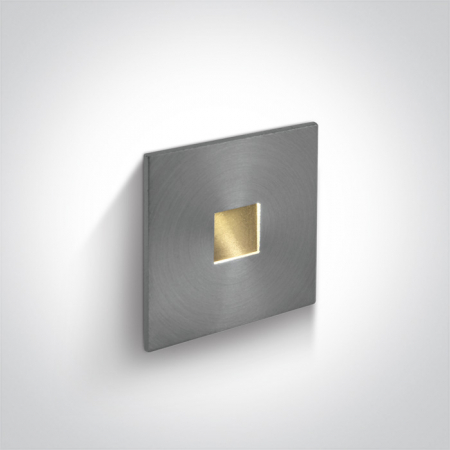 Iluminat Scari/Trepte - Spot de Veghe Incastrat, Dimmabil, 1W, Dark Light, IP54 68004A/W/W; 68004A/AL/W
