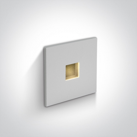 Spot de Veghe Incastrat, Dimmabil, 1W, Dark Light, IP54 68004A/W/W; 68004A/AL/W [1]