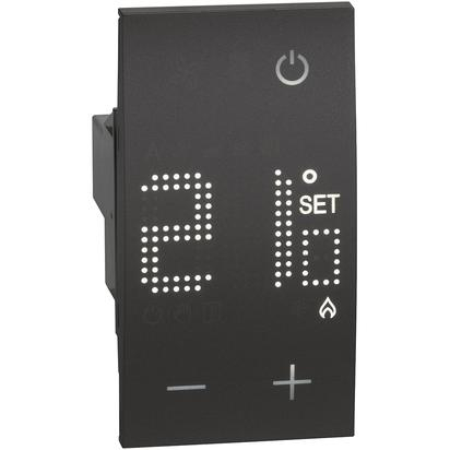 Living Now With Netatmo - Termostat 2 module negru Living Now KG4441