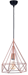 Lustre - Pendul Piramit 1XE27 cupru Oktay