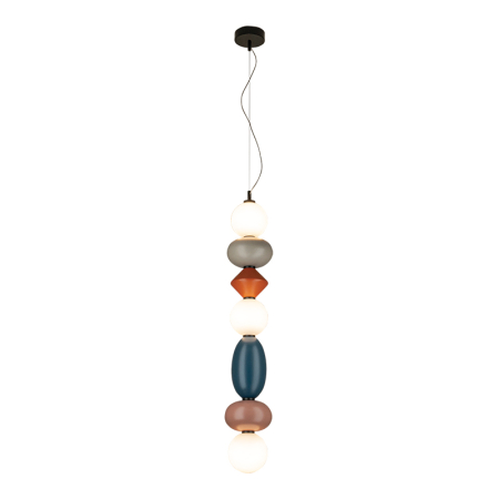 Iluminat Interior - Abajur Ceramic Zambelis Schema Plug & Play Gri Piatră Negru