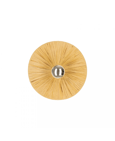 Aplice - Plafoniere - Aplică decorativă Zambelis 25454 din ratan natural E27