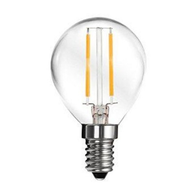 Becuri Led Decorative - BEC LED FILAMENT TRANSP 4W 400LM 3000K P45 E14