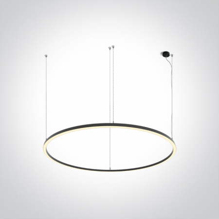 Lustre - Cerc Led Suspendat, 100W, IP20, Diametru 1800mm x Inaltime 3000mm 62156D/B/W