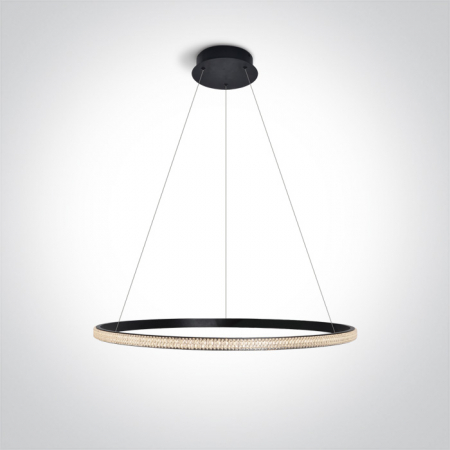 Lustre - Cerc Led Suspendat, 20W, IP20, Diametru 620mm x Inaltime 1200mm 63054A/B