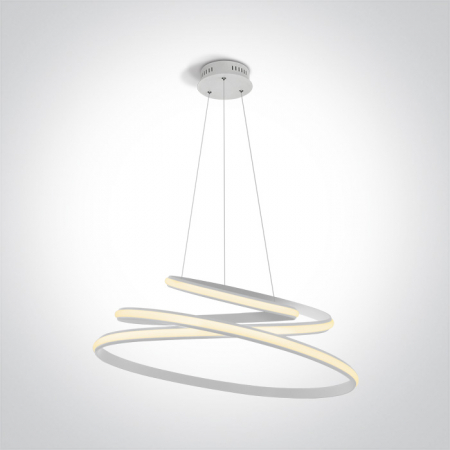 Lustre - Cerc Led suspendat Diametru 650mm, 45W, IP20 63046A/W