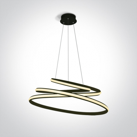 Lustre - Cerc Led suspendat Diametru 650mm, 45W, IP20 63046A/B