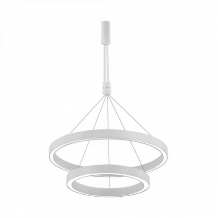 Lustre - CORP DECORATIV CU LED 65W (H:1400mm, D:600mm) 3in1 PD-2540 ALB LINA