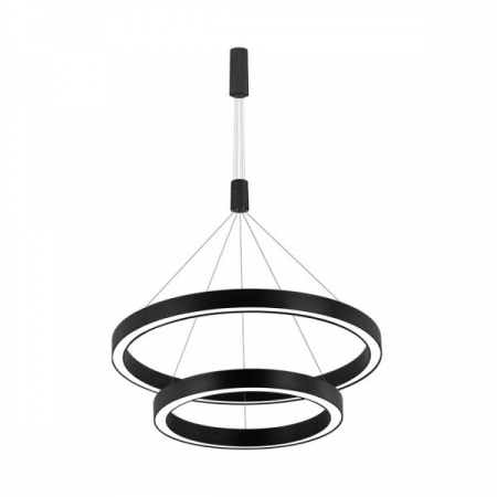 Lustre - CORP DECORATIV CU LED 65W (H:1400mm, D:600mm) 3in1 PD-2540 NEGRU LINA