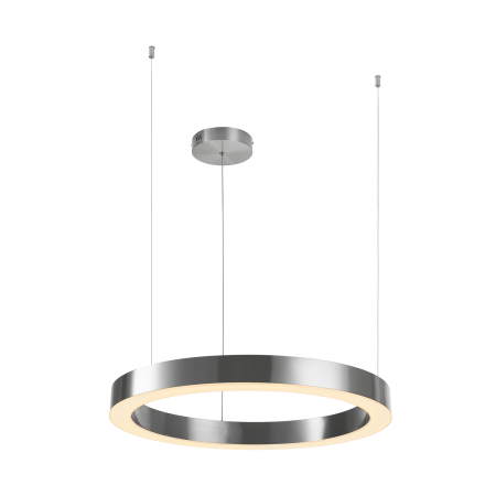 Lustre - Corp LED Circular CIRCLE 60, Finisaj Nichel Periat, Diametru 60 cm