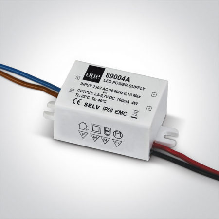Driver Led CC 2-4W, IP66 89004A