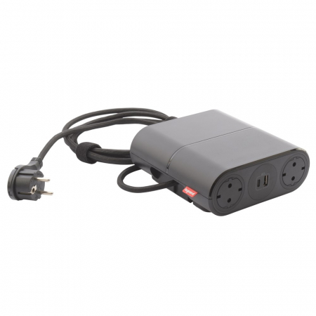 Incara  Legrand - Incara Link'On extensibila, cu 4x Priza 2P+T, 2x USB A+C, cablu 2,5m + stecar 2P+T, conector