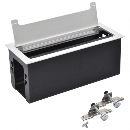 Incara  Legrand - Incara Top Access pentru 8 module, inox, negru, alb.