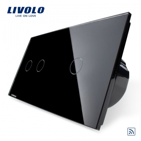 Intrerupatoare Touch / Standard German - Întrerupător dublu+simplu wireless, generatia noua VL-C702R/VL-C701R-11