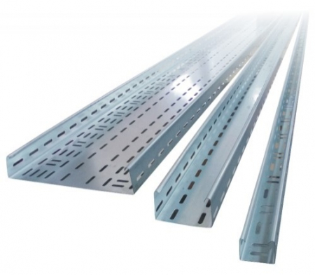 Trasee Cabluri / Accesorii - Jgheab metalic perforat 400x40x0.60mm