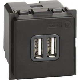Bticino Living NOW - Priza USB / Incarcator 5V 3000mA 2M Bticino Living NOW Negru, Alb, Nisip K4285C2