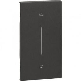 Tasta / Capac Intrerupator pentru jaluzele 2M Bticino Living NOW Alb / Negru / Nisip [2]