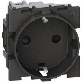 Priza schuko standard german 2P+N 16A 250V 2M Bticino Living NOW Alb KW4141 / Negru KG4141 / Nisip KM4141 [2]