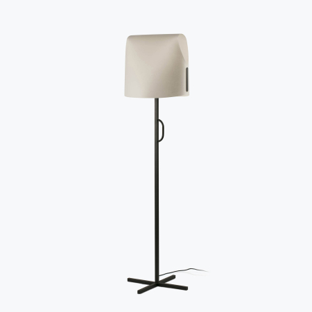 Lampadare - Lampă podea LUANG FARO 23003-59 negru/bej