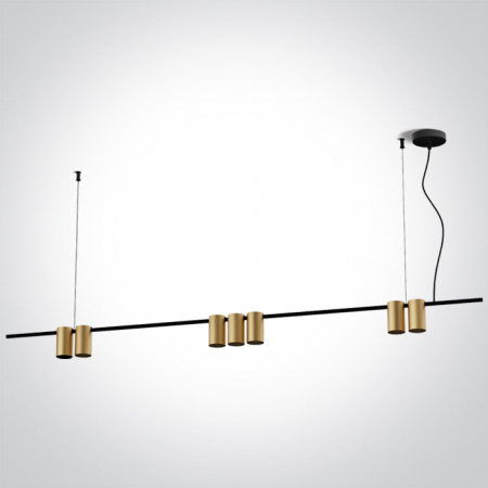 Lustre - Lustra 7x7W GU10 63146B/BBS