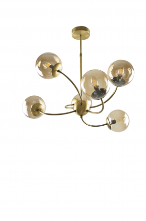 Lustre - Lustră Ekin 6XE27, antic, Oktay