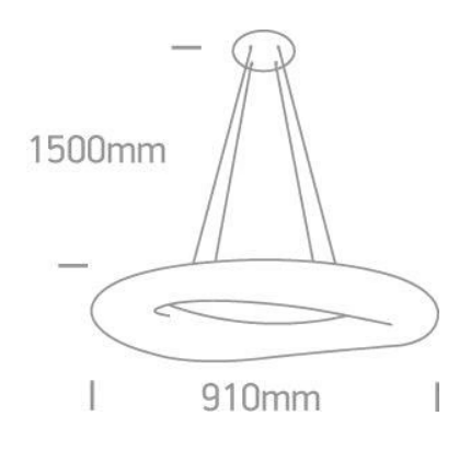 Lustra Led 108W IP20 230V 63110D/W [1]