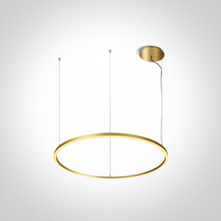 Lustre - Lustra tip Cerc, Led suspendat  65W, IP20 62156C/B/W; 62156C/BBS/W