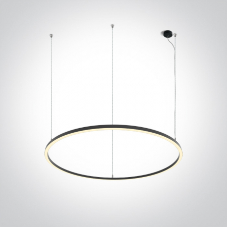 Lustra tip Cerc, Led suspendat  65W, IP20 62156C/B/W; 62156C/BBS/W [1]