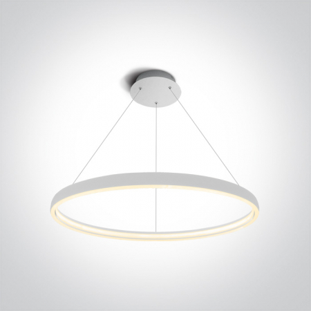 Lustre - Lustra tip Cerc, Led suspendat Diametru 700mm, 40W, IP20  63050/W; 63050/B