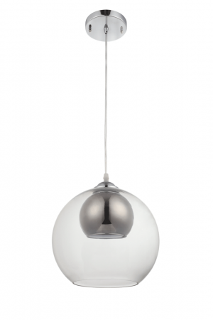 Lustre - Pendul Bell Crom 1xE27 60W